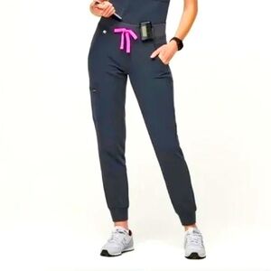 FIGS Midnight Sky Zamora high waisted Joggers